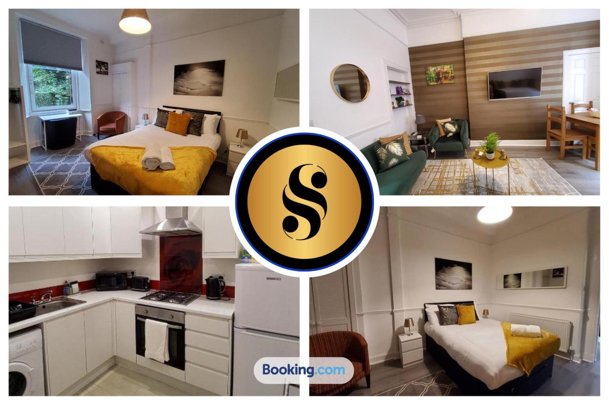 אדינבורו Leith Spectacular Apartment By Sensational Stay Short Lets & Serviced Accommodation With 6 Separate Beds & 2 Baths מראה חיצוני תמונה